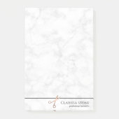 Elegant modern roos goudschaar post-it® notes (Voorkant)