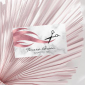 Elegant modern roos goudschaar visitekaartje