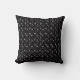 Elegant Modern Roze Harten en Sleutels Patroon | Kussen