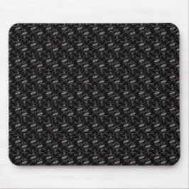 Elegant Modern Roze Harten en Sleutels Patroon | Muismat