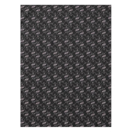 Elegant Modern Roze Harten en Sleutels Patroon | Tafelkleed