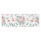 Elegant modern roze Waterverf schilderen Naambadge (Voorkant)