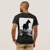  Elegant Modern Running Past Pop Art T-shirt (Achterkant volledig)