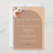 Elegant Modern Rustic Kaart (Voorkant)