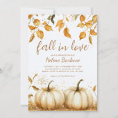 Elegant modern rustiek Herfst Vrijgezellenfeest Kaart (Voorkant)