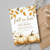 Elegant modern rustiek Herfst Vrijgezellenfeest Kaart