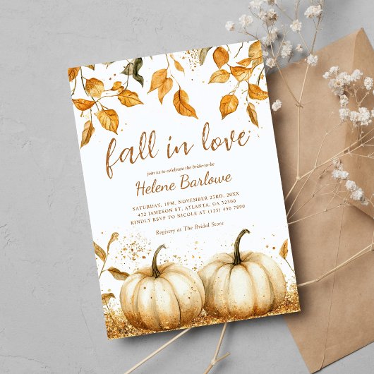 Elegant modern rustiek Herfst Vrijgezellenfeest Kaart