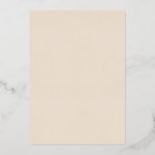 Elegant modern Sage Green Gold Star-Vrijgezellenfe Folie Uitnodiging (Achterkant)