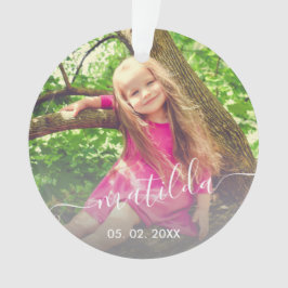 Elegant modern schattig, eenvoudig naamplaatje ornament