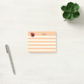 Elegant modern schattig tapijtenstrepen gepersonal post-it® notes (Kantoor)