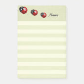 Elegant modern schattig tapijtenstrepen gepersonal post-it® notes (Voorkant)