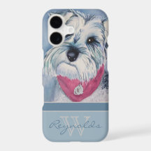 Elegant Modern Schnauzer w Monogram Naam