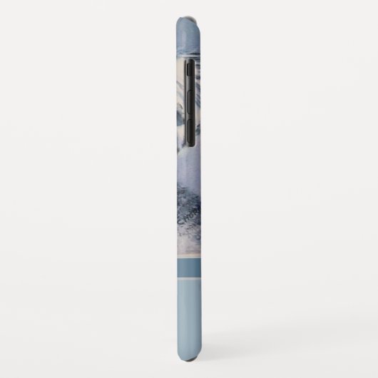 Elegant Modern Schnauzer w Monogram Naam Case-Mate iPhone Case (Achterkant/links)