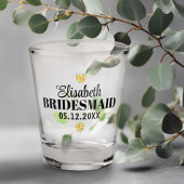 Elegant modern schrift Cute glitters hartjes op ma Shot Glas