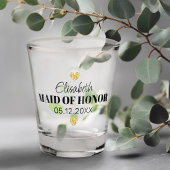 Elegant modern schrift Cute glitters hartjes op ma Shot Glas