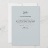 Elegant Modern Schrift Foto Bruiloft Save The Date (Achterkant)