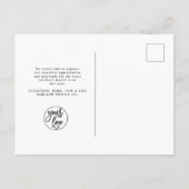 Elegant Modern Schrift Gouden Sneeuwvlok Zakelijk Feestdagenkaart (Achterkant)