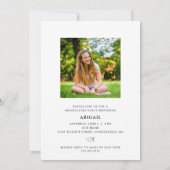 Elegant modern script 2 Photo Afstuderen (Achterkant)