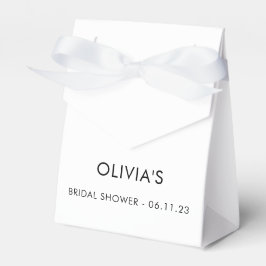 Elegant modern script | Bridal Favor Box Bedankdoosjes