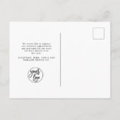 Elegant modern script Gold Snowflake Corporate Feestdagenkaart (Achterkant)