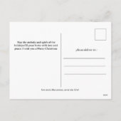 Elegant Modern Script Kerst Familie Foto Feestdagenkaart (Achterkant)