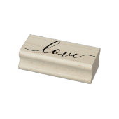 Elegant Modern Script Liefde Rubberstempel (Stempel)