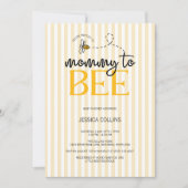 Elegant Modern Script Mommy to Bee Baby shower Kaart (Voorkant)