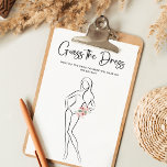 Elegant modern script | Raad de Kaart van het dres<br><div class="desc">Geniet van je vrijgezellenfeest of vrijgezellenfeest met deze aanpasbare gamekaart!</div>