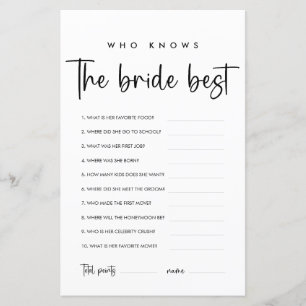 Elegant modern script Wie kent de beste bride