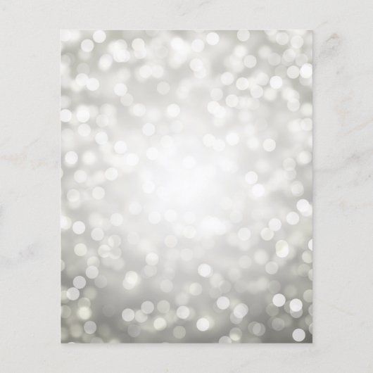 Elegant Modern Silver 60e verjaardag (Achterkant)