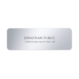 Elegant modern Simple Chic Return Address Label