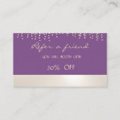 Elegant Modern, Simple, Confetti Reference Kaart (Voorkant)