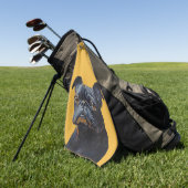 Elegant Modern Simple Custom Add Your Own photo Ca Golfhanddoek (Groen)