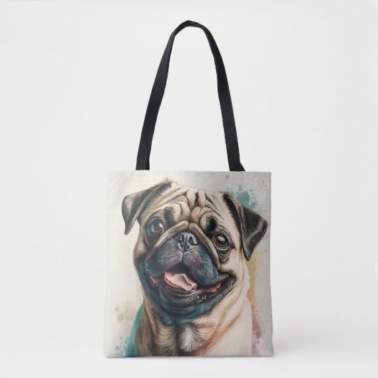 Elegant Modern Simple Custom Add Your Own photo Tote Bag (Voorkant)