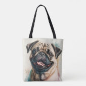 Elegant Modern Simple Custom Add Your Own photo Tote Bag (Achterkant)