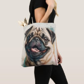 Elegant Modern Simple Custom Add Your Own photo Tote Bag (Dichtbij)