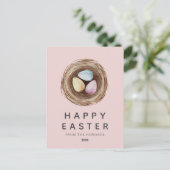 Elegant Modern Simple Easter Eggs | Happy Easter Feestdagenkaart (Staand voorkant)
