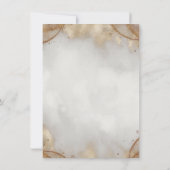 Elegant Modern Simple Gold Touch Sweet 16 Kaart (Achterkant)