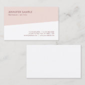 Elegant Modern Simple Professional Sjabloon Trendy Visitekaartje (Voorkant / Achterkant)