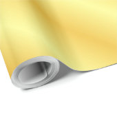 Elegant, modern Sjabloon Cadeautje met goudvormig  Cadeaupapier (Rol Hoek)