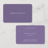 Elegant modern Sjabloon Professional Trendy Luxe Visitekaartje (Voorkant / Achterkant)