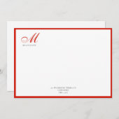 Elegant modern Snoep van het Manuscript van de Kal Notitiekaartje (Voorkant / Achterkant)