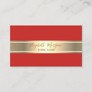 Elegant Modern Sober,Minimalistisch ,Gouden Streep Visitekaartje