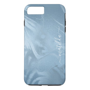 Elegant modern stijlvol babyblauw uiterlijk 	iPhone 8/7 plus hoesje