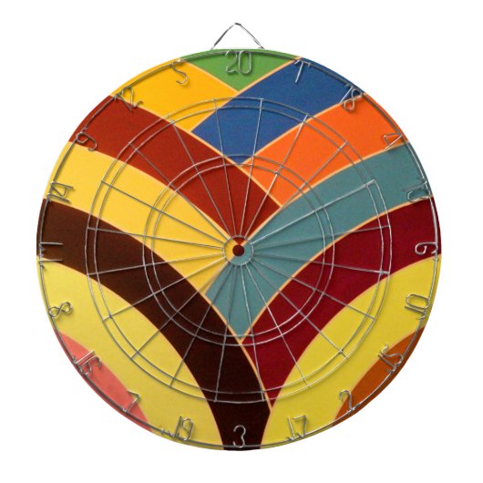 elegant modern , stijlvol chevron dartbord (Voorkant)