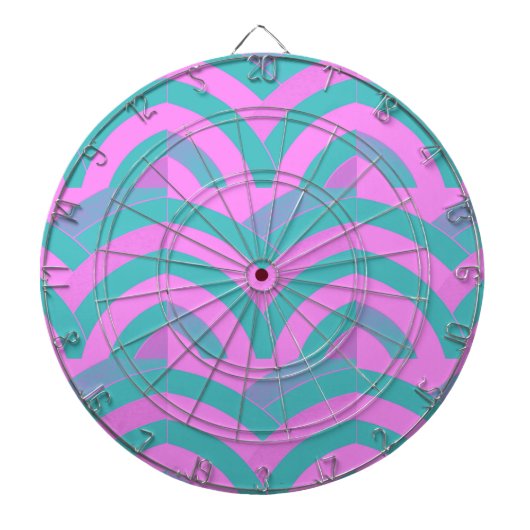 elegant modern , stijlvol chevron dartbord (Voorkant)
