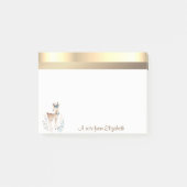 Elegant modern stijlvol deer post-it® notes (Voorkant)