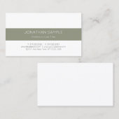 Elegant modern, stijlvol design met hoge dikte lux visitekaartje (Voorkant / Achterkant)