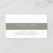 Elegant modern, stijlvol design met hoge dikte lux visitekaartje (Voorkant)