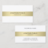 Elegant modern, stijlvol design met hoge prijs, lu visitekaartje (Voorkant / Achterkant)